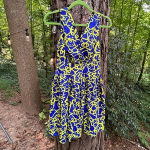 Aryeh midi multi color dress.
